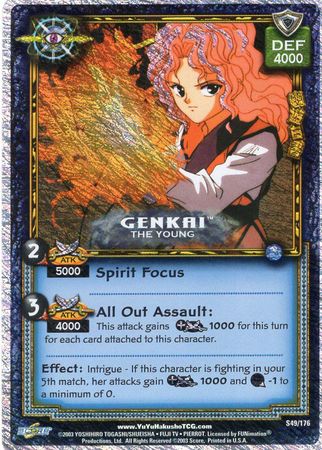 Yu Yu Hakusho TCG CCG Distractions S16 Lined Foil Unlimited Card