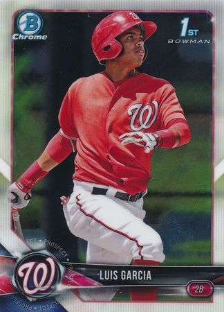 Luis Garcia 2018 Bowman Chrome Prospects BCP152 1st 2018 Bowman Chrome Prospects Luis Garcia 2018 Bowman Chrome Prospects BCP152 1st 2018 Bowman Chrome Prospects