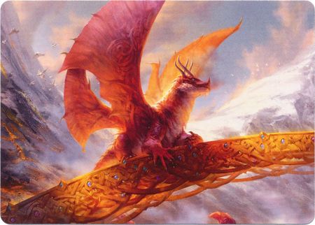 Goldspan Dragon 35 81 Kaldheim Art Series Goldspan Dragon 35 81 Kaldheim Art Series