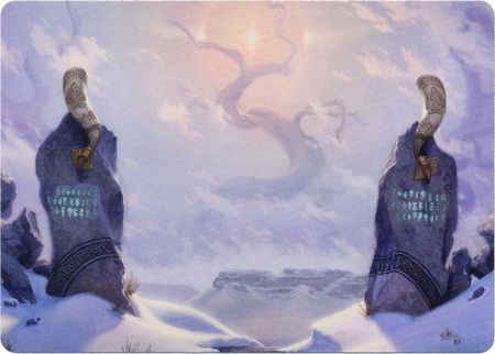 Snow Covered Plains 74 81 Kaldheim Art Series Snow Covered Plains 74 81 Kaldheim Art Series