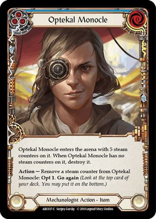 Optekal Monocle ARC037 Common 1st Edition Arcane Rising 1st Edition Singles Optekal Monocle ARC037 Common 1st Edition Arcane Rising 1st Edition Singles