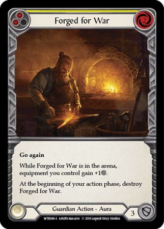 Forged for War WTR046 Super Rare 1st Edition Welcome To Rathe 1st Edition Singles Forged for War WTR046 Super Rare 1st Edition Welcome To Rathe 1st Edition Singles