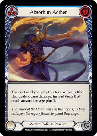 Absorb in Aether Blue ARC125 Rare Rainbow Foil 1st Edition Arcane Rising 1st Edition Foil Singles Absorb in Aether Blue ARC125 Rare Rainbow Foil 1st Edition Arcane Rising 1st Edition Foil Singles