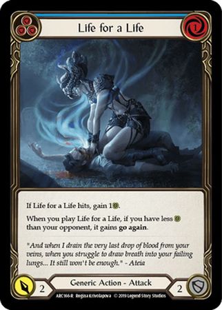 Life for a Life Blue ARC166 Rare Rainbow Foil 1st Edition Arcane Rising 1st Edition Foil Singles Life for a Life Blue ARC166 Rare Rainbow Foil 1st Edition Arcane Rising 1st Edition Foil Singles