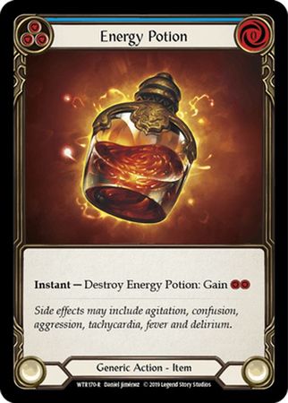 Energy Potion WTR170 Rare Rainbow Foil 1st Edition Welcome To Rathe 1st Edition Foil Singles Energy Potion WTR170 Rare Rainbow Foil 1st Edition Welcome To Rathe 1st Edition Foil Singles