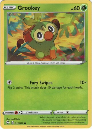 Grookey 11 72 Common Shining Fates Singles Grookey 11 72 Common Shining Fates Singles