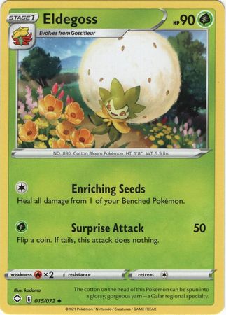 Eldegoss 15 72 Uncommon Shining Fates Singles Eldegoss 15 72 Uncommon Shining Fates Singles