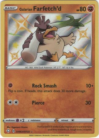 Farfetch'd - Hidden Fates Pokémon card 45/68