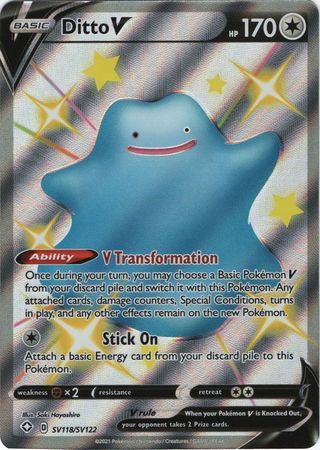 Ditto V, Shining Fates: Shiny Vault, TCG Card Database