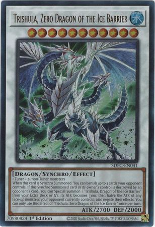 1X NM Winds Over the Ice Barrier Ultra Rare 1st Edition yugioh SDFC-EN027 
