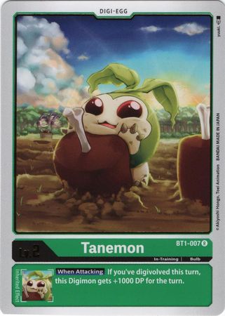 Tanemon BT1 007 R Rare Tanemon BT1 007 R Rare