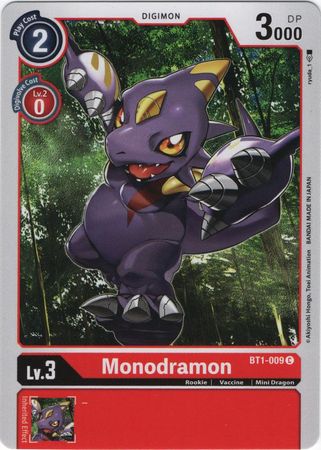 Monodramon BT1 009 C Common BT01 Singles Monodramon BT1 009 C Common BT01 Singles