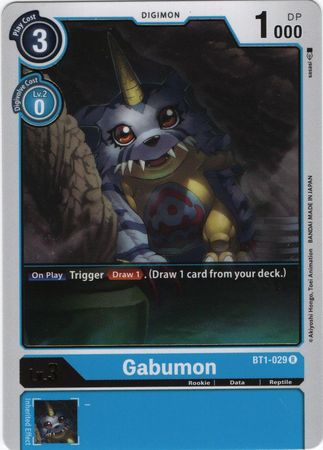 Gabumon BT1 029 R Rare Special Booster Ver 1 0 Ver 1 5 BT01 Singles Gabumon BT1 029 R Rare Special Booster Ver 1 0 Ver 1 5 BT01 Singles