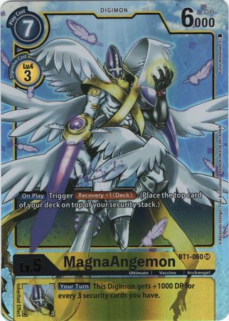 MagnaAngemon BT1-060 SR Digimon Card Game BT01-03 Booster Ver 1.0