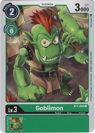 Goblimon BT1 064 C Common BT01 Singles Goblimon BT1 064 C Common BT01 Singles