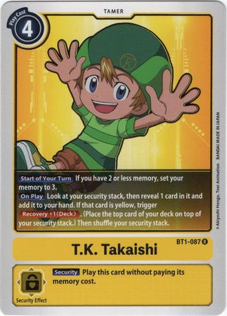 T K Takaishi BT1 087 R Rare T K Takaishi BT1 087 R Rare