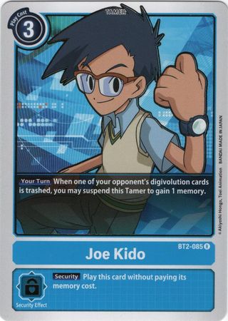 Joe Kido BT2 085 R Rare All Digimon Singles Joe Kido BT2 085 R Rare All Digimon Singles