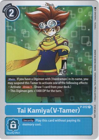 Tai Kamiya V Tamer P 012 P Promo All Digimon Singles Tai Kamiya V Tamer P 012 P Promo All Digimon Singles