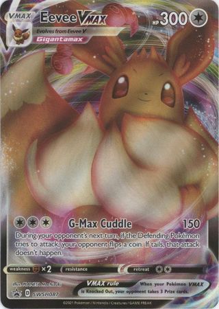 Carta Pokémon - TCG - Eevee-Vmax SWSH087 - Escorrega o Preço