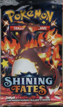 4 x Shining Fates Pokemon Sealed Booster Pack Art Set - Unweighed Packs