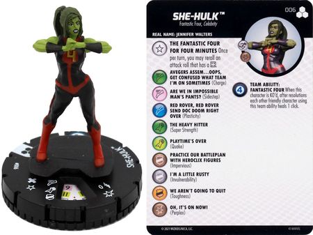 She Hulk 006 Fantastic Four Future Foundation Heroclix She Hulk 006 Fantastic Four Future Foundation Heroclix
