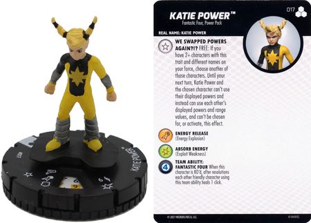 Katie Power 017 Fantastic Four Future Foundation Heroclix Katie Power 017 Fantastic Four Future Foundation Heroclix