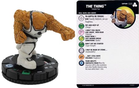The Thing 020 Fantastic Four Future Foundation Heroclix The Thing 020 Fantastic Four Future Foundation Heroclix