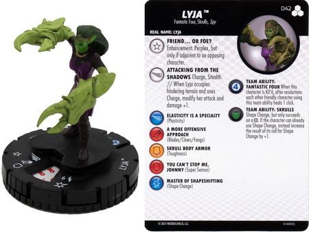 Lyja #042 Fantastic Four Future Foundation Heroclix | TrollAndToad