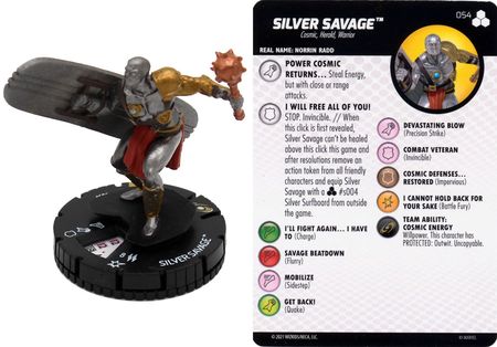 Silver Savage 054 Fantastic Four Future Foundation Heroclix Silver Savage 054 Fantastic Four Future Foundation Heroclix