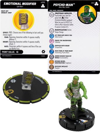 Psycho Man 057 w Emotional Modifier S006 Fantastic Four Future Foundation Heroclix Marvel Fantastic Four Future Foundation Singles Psycho Man 057 w Emotional Modifier S006 Fantastic Four Future Foundation Heroclix Marvel Fantastic Four Future Foundation Singles