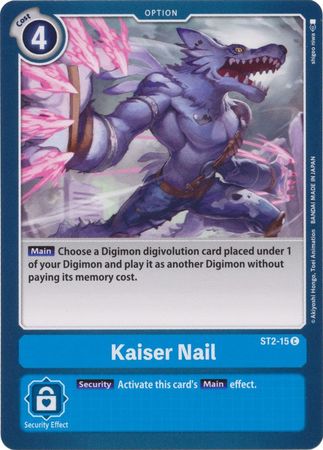 Kaiser Nail ST2 15 C Common Starter Deck 02 Cocytus Blue Singles Kaiser Nail ST2 15 C Common Starter Deck 02 Cocytus Blue Singles