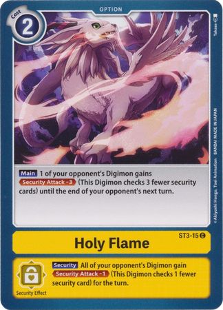 Holy Flame ST3 15 C Common Holy Flame ST3 15 C Common