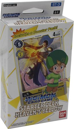 Digimon Card Game Starter Deck 03 Heaven s Yellow All Digimon Sealed Product Digimon Card Game Starter Deck 03 Heaven s Yellow All Digimon Sealed Product