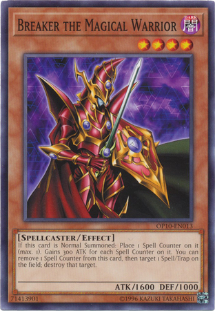 Breaker the Magical Warrior OP10 EN013 Common OTS Tournament Pack 10 OP10 Breaker the Magical Warrior OP10 EN013 Common OTS Tournament Pack 10 OP10