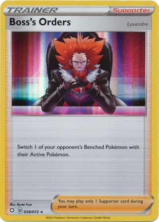 Boss s Orders 58 72 Holo Rare Theme Deck Exclusive Pokemon Theme Deck Exclusives Boss s Orders 58 72 Holo Rare Theme Deck Exclusive Pokemon Theme Deck Exclusives