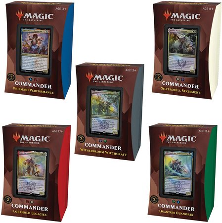 Strixhaven Case Of 5 Commander Decks (mtg) 