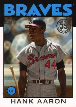 Hank Aaron 2021 Topps Series 1 86B 7 1986 Retro Hank Aaron 2021 Topps Series 1 86B 7 1986 Retro