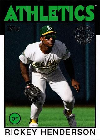 Rickey Henderson 2021 Topps Series 1 86B 80 1986 Retro 2021 Topps Series 1 1986 Retro Rickey Henderson 2021 Topps Series 1 86B 80 1986 Retro 2021 Topps Series 1 1986 Retro