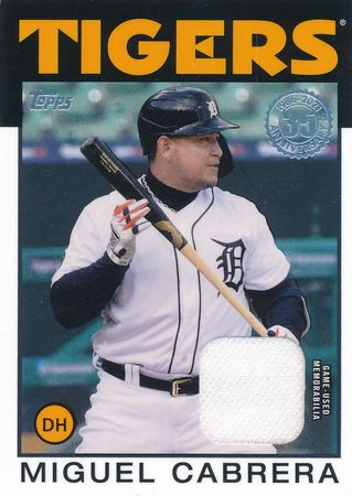 Miguel Cabrera 2021 Topps Series 1 86R MC Jersey Relic 1986 Retro 21374 2021 Topps Series 1 License Plates Miguel Cabrera 2021 Topps Series 1 86R MC Jersey Relic 1986 Retro 21374 2021 Topps Series 1 License Plates