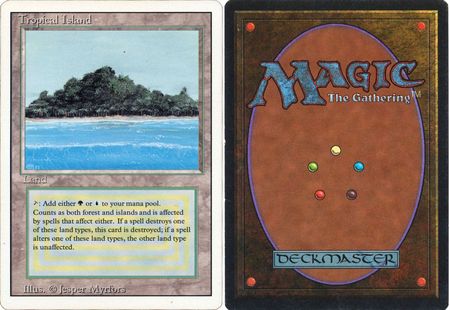 Tropical Island Excellent Plus Revised 3rd Edition 21381 Revised 3rd Edition Magic Cards Singles Tropical Island Excellent Plus Revised 3rd Edition 21381 Revised 3rd Edition Magic Cards Singles