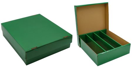 High Gloss Green Card Storage Box 3200ct High Gloss Green Card Storage Box 3200ct