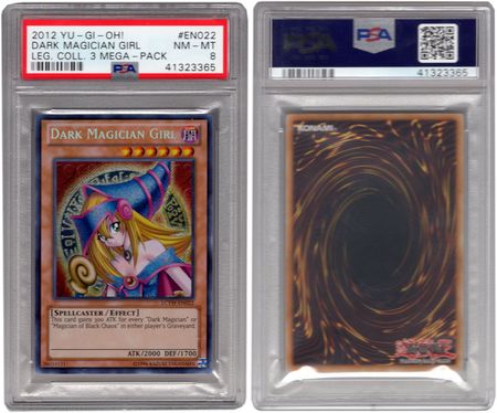 Dark Magician Girl LCYW EN022 PSA NM MT 8 Secret Rare Unlimited LCYW 3365 Legendary Collection 3 Yugi s World Unlimited Singles Dark Magician Girl LCYW EN022 PSA NM MT 8 Secret Rare Unlimited LCYW 3365 Legendary Collection 3 Yugi s World Unlimited Singles