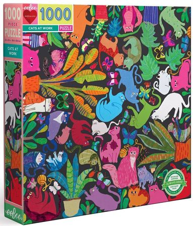 Cats at Work 1000 Piece Jigsaw Puzzle EEBOO Puzzles EEBOO Puzzles Cats at Work 1000 Piece Jigsaw Puzzle EEBOO Puzzles EEBOO Puzzles