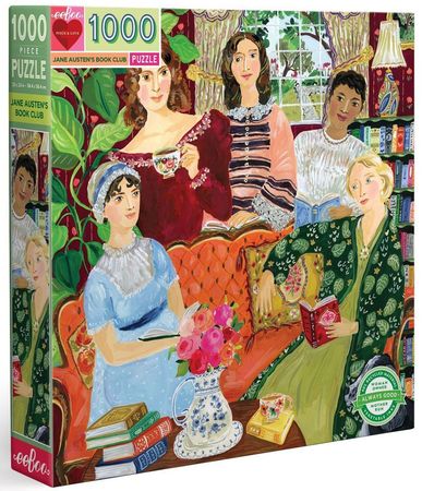 Jane Austen s Book Club 1000 Piece Square Jigsaw Puzzle EEBOO Puzzles EEBOO Puzzles Jane Austen s Book Club 1000 Piece Square Jigsaw Puzzle EEBOO Puzzles EEBOO Puzzles
