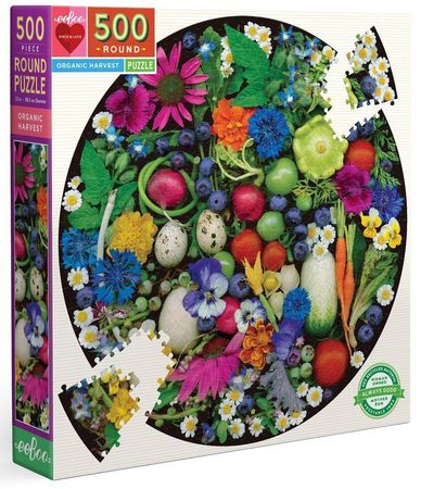 Organic Harvest 500 Piece Round Jigsaw Puzzle EEBOO Puzzles EEBOO Puzzles Organic Harvest 500 Piece Round Jigsaw Puzzle EEBOO Puzzles EEBOO Puzzles