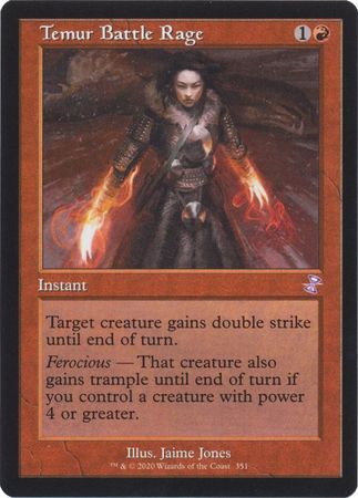 Temur Battle Rage 351 Timeshifted Timeshifted Singles Temur Battle Rage 351 Timeshifted Timeshifted Singles