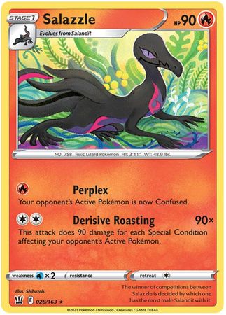 Salazzle 028 163 Rare Sword Shield Battle Styles Singles Salazzle 028 163 Rare Sword Shield Battle Styles Singles