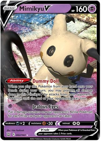 Mimikyu V Full Art - 148/163 - Battle Styles – Card Cavern Trading Cards,  LLC