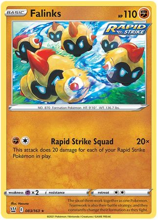 Falinks 083 163 Rare Sword Shield Battle Styles Singles Falinks 083 163 Rare Sword Shield Battle Styles Singles