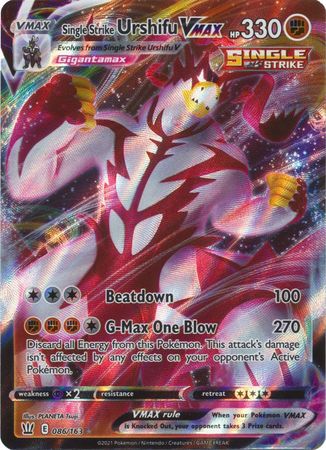Rapid & Single Strike Urshifu VMAX JUMBO Battle Styles Pokemon Cards NM 088 086 